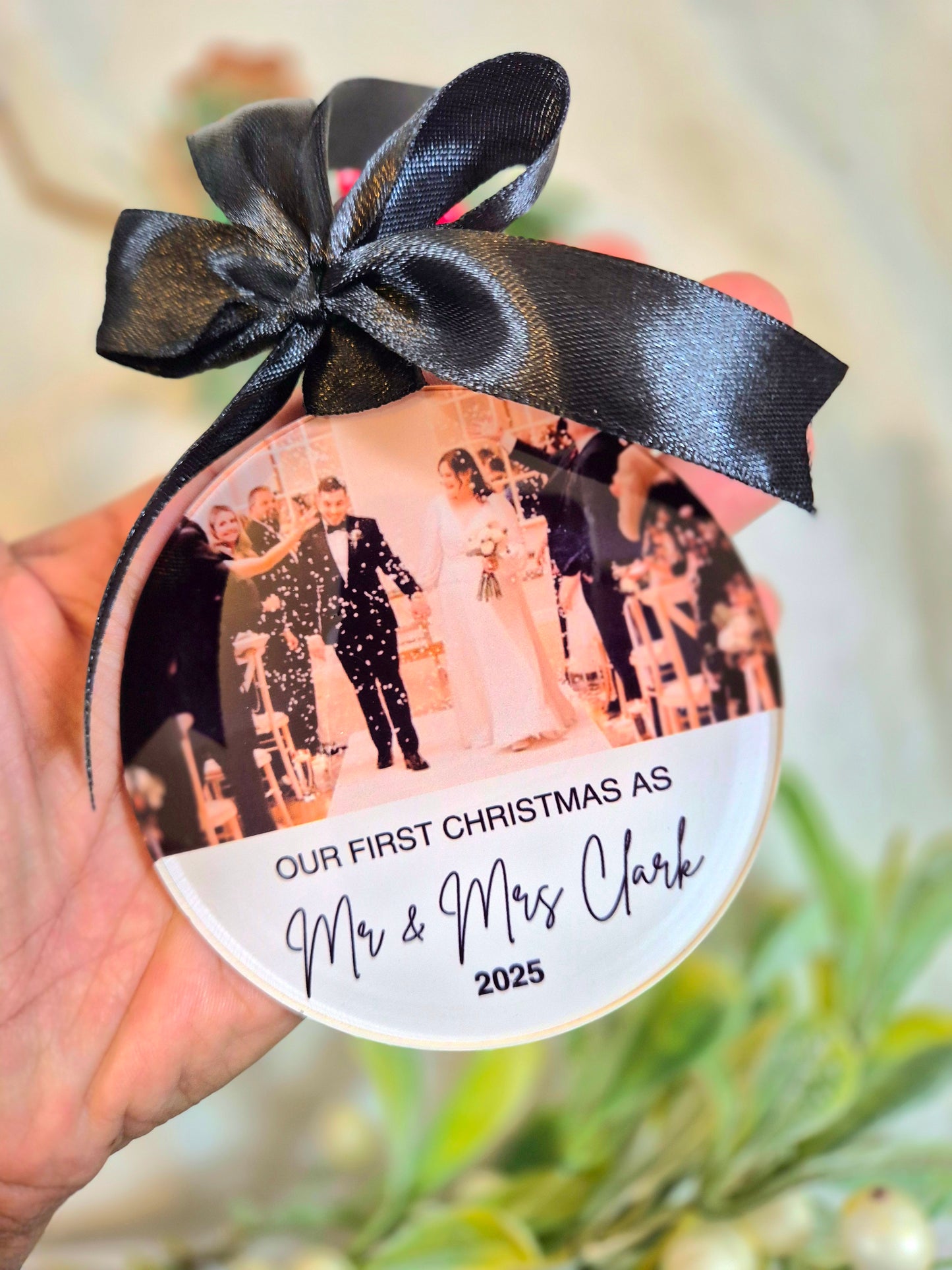 Personalised Photo Christmas Decoration