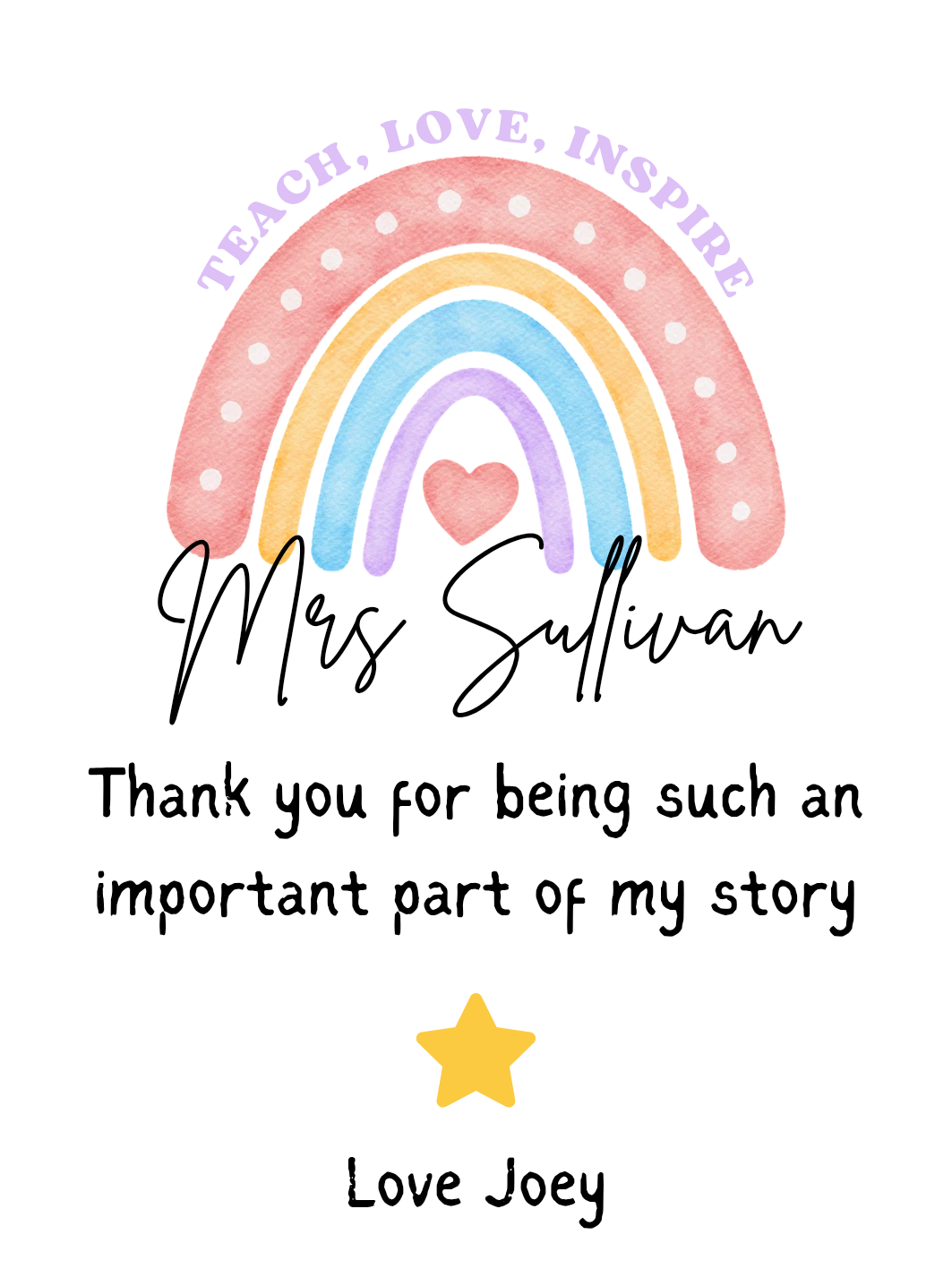Wine Bottle Labels - Teachers