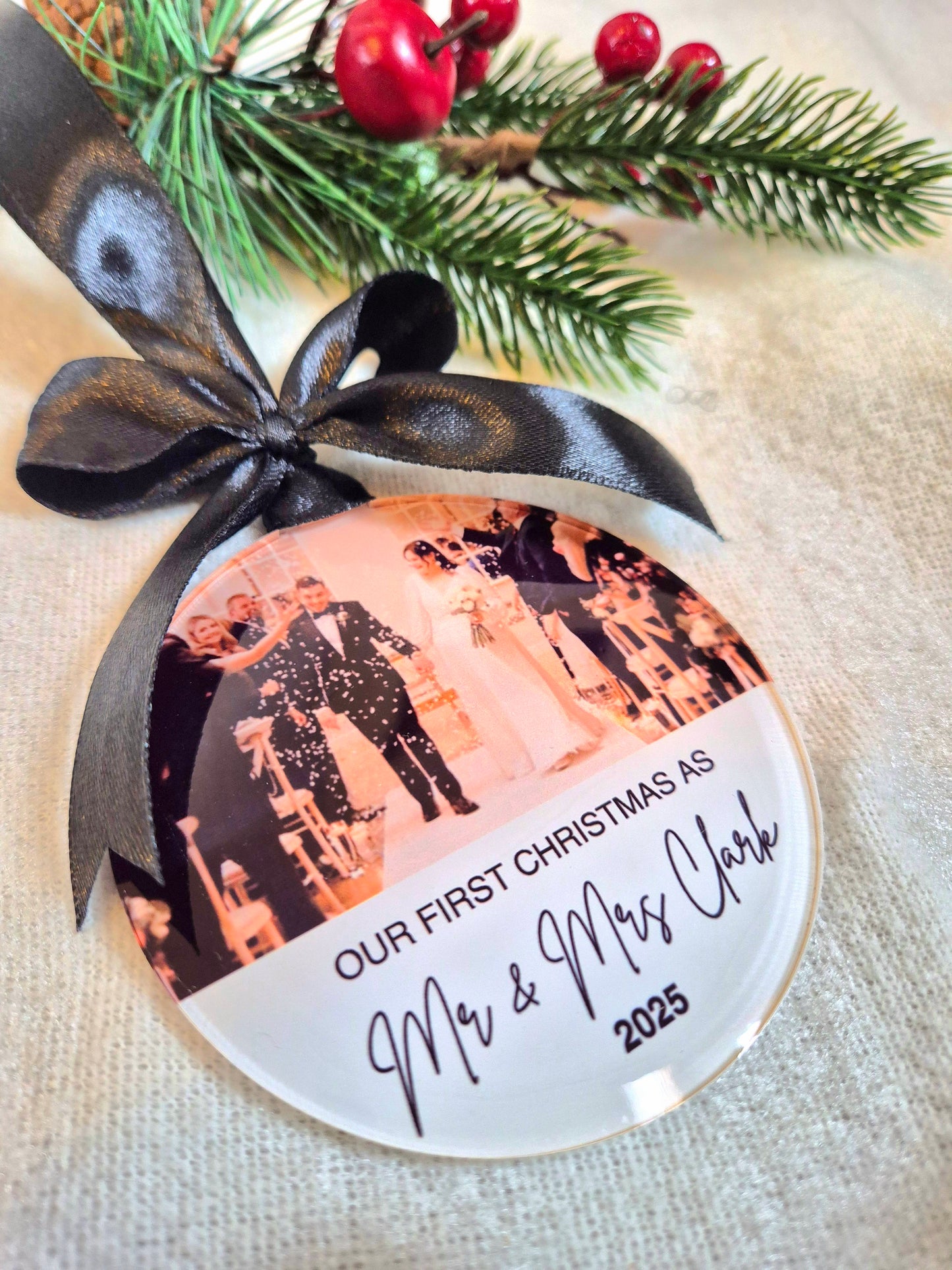 Personalised Photo Christmas Decoration