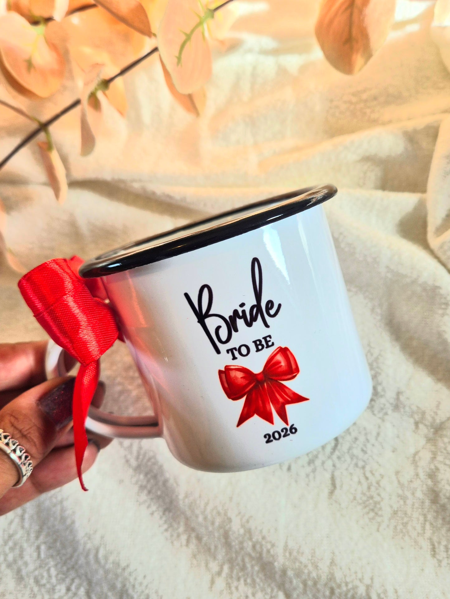 Bride To Be Enamel Mug