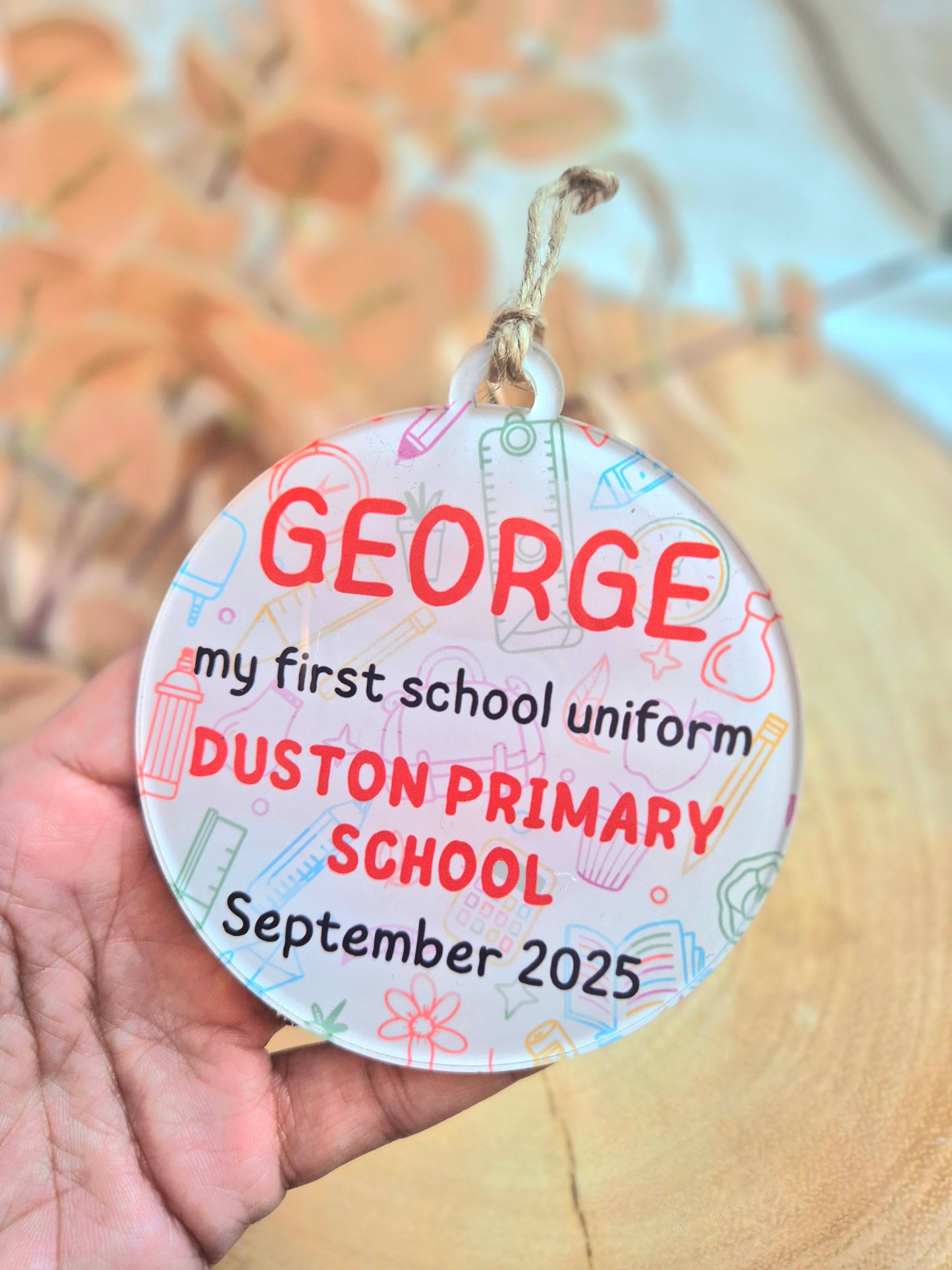 My First Uniform Hanger Tag