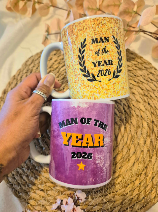 Ceramic Mugs - Man Of The Year