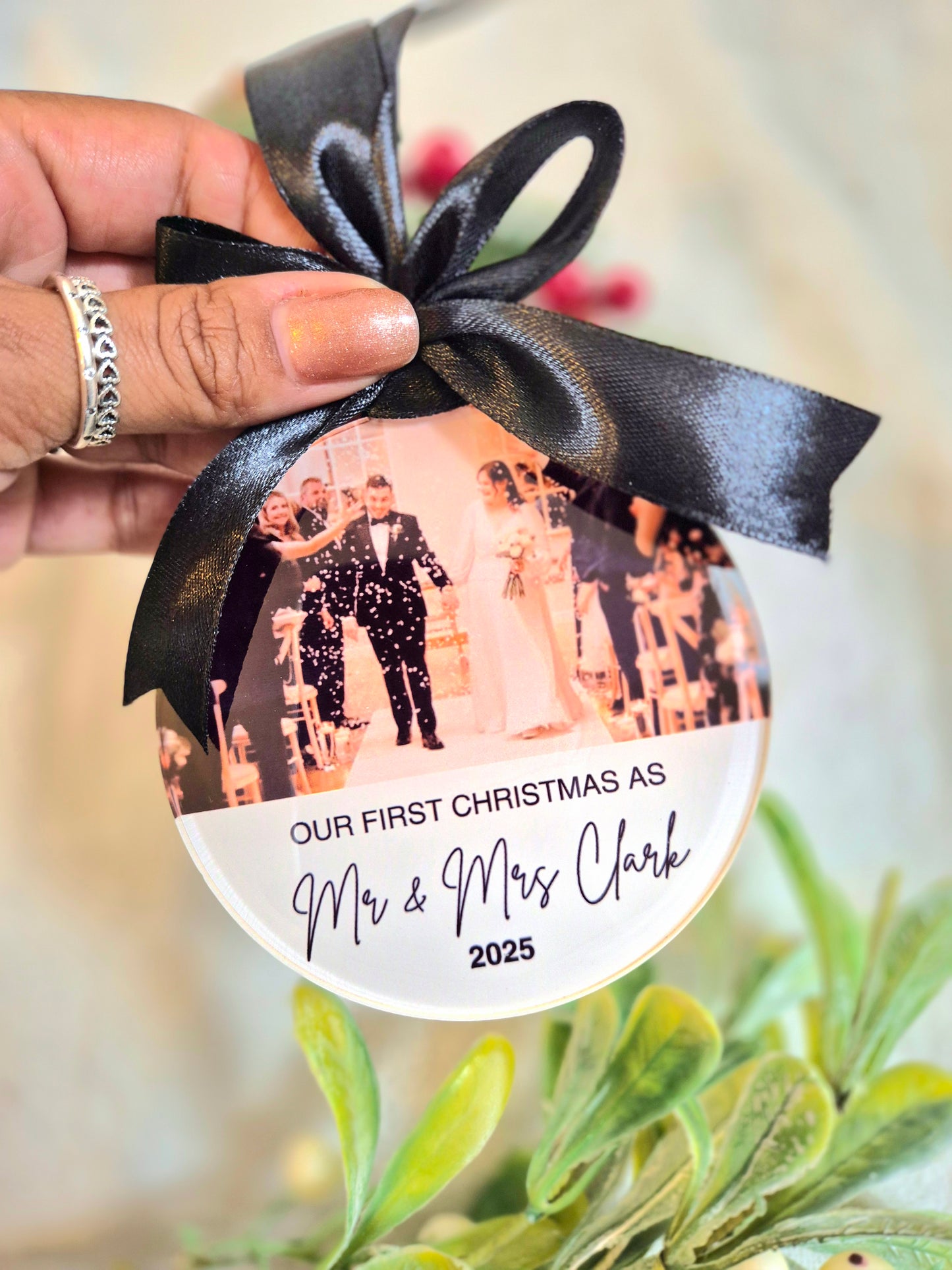 Personalised Photo Christmas Decoration