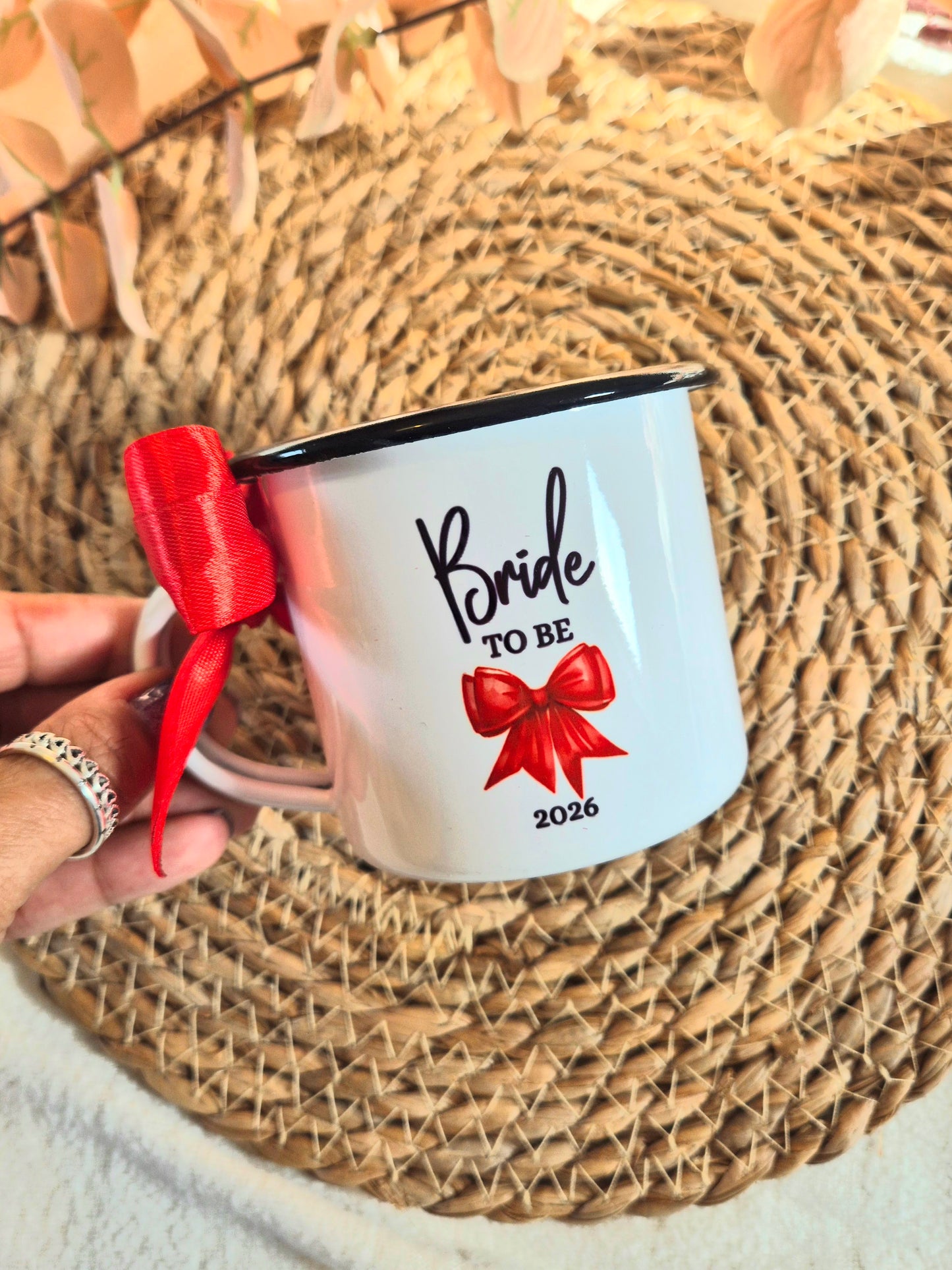 Bride To Be Enamel Mug