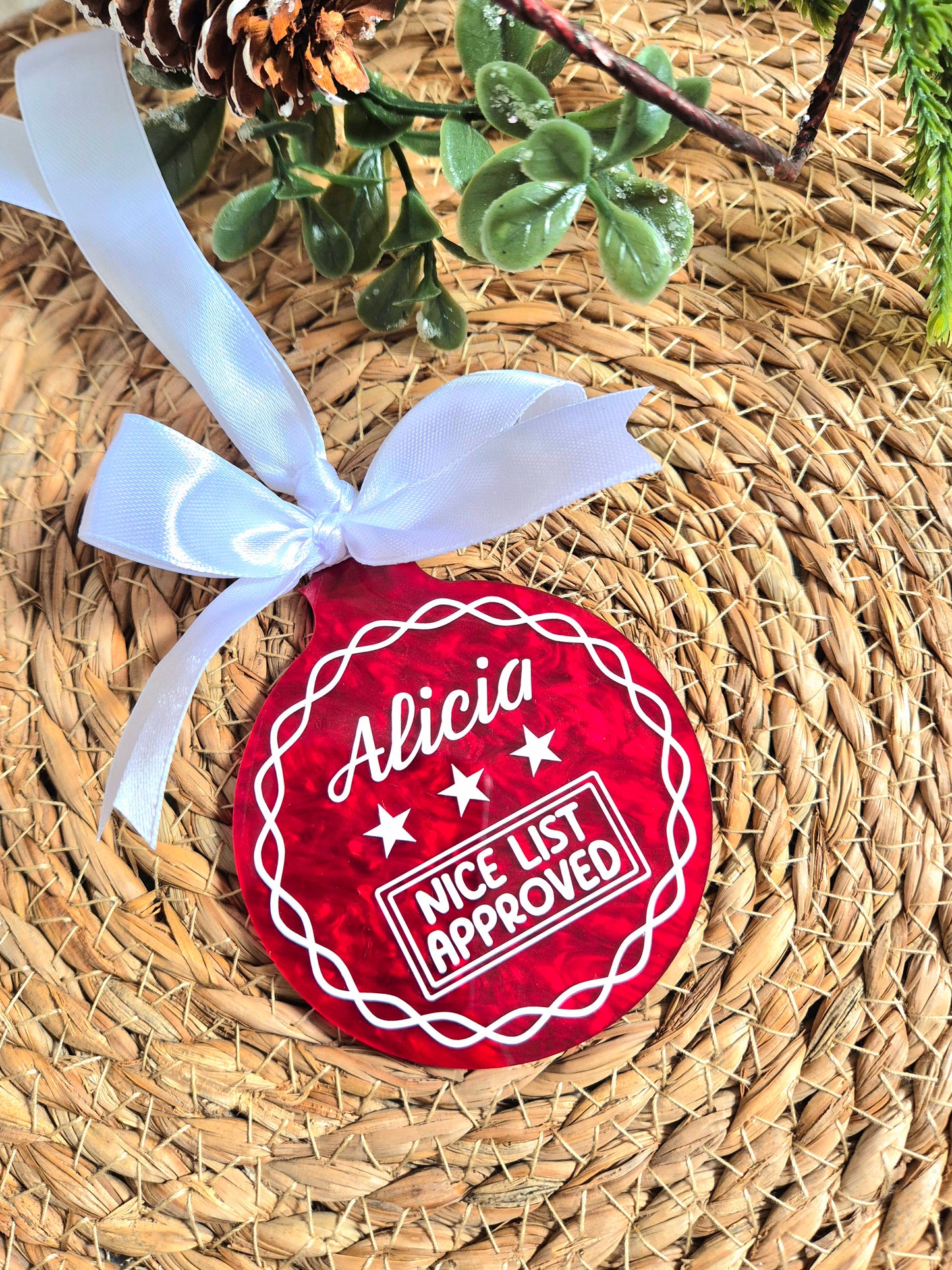 Nice List Approved Bauble