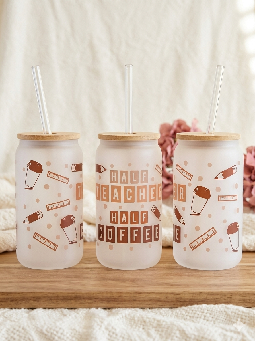 Teacher Libby Glass - Half Coffee