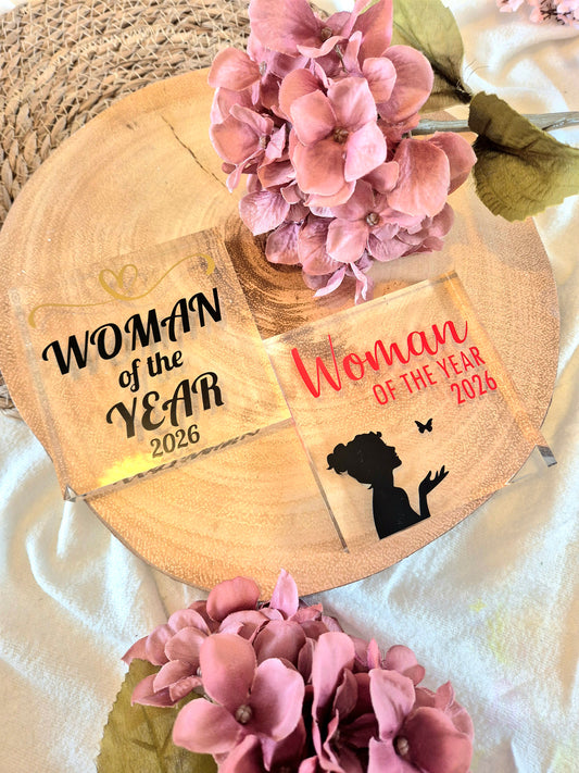 Acrylic Awards - Woman Of The Year