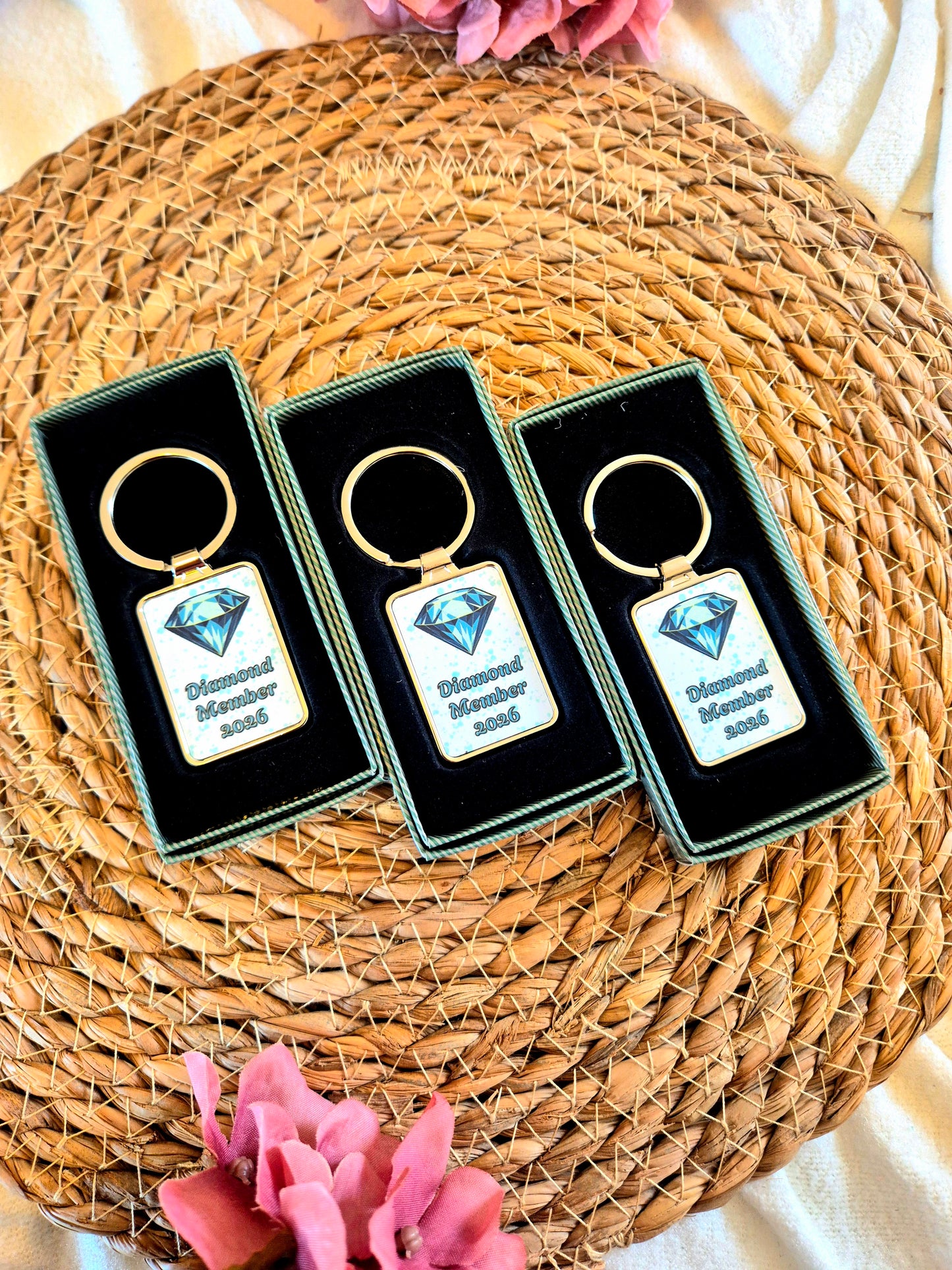 Metal Keyrings - Diamond Member