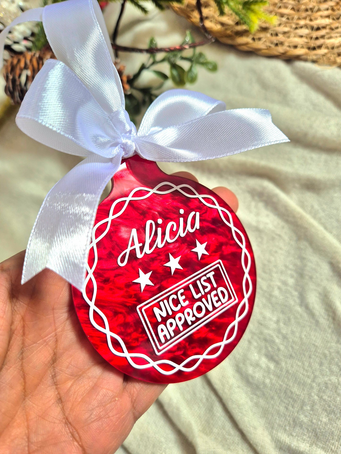 Nice List Approved Bauble
