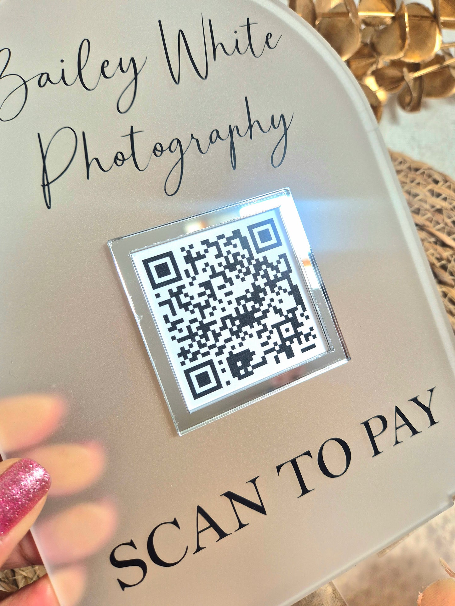 Scan To Pay QR Code Sign