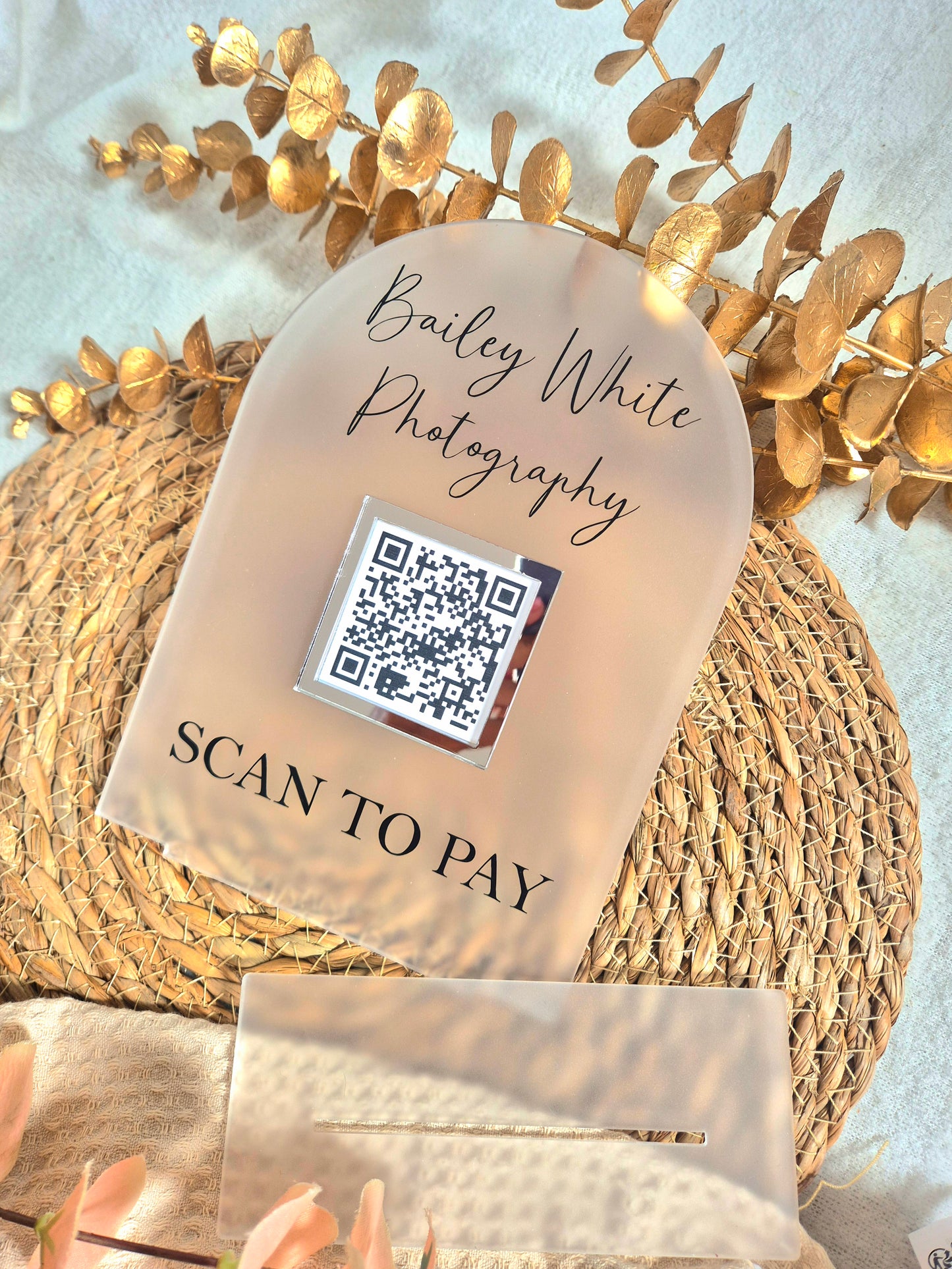 Scan To Pay QR Code Sign