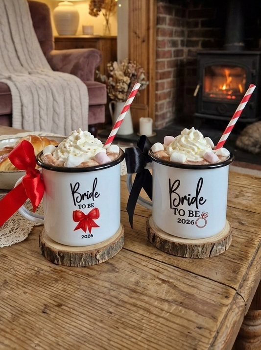 Bride To Be Enamel Mug