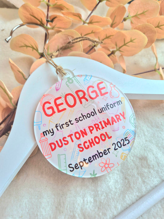 My First Uniform Hanger Tag