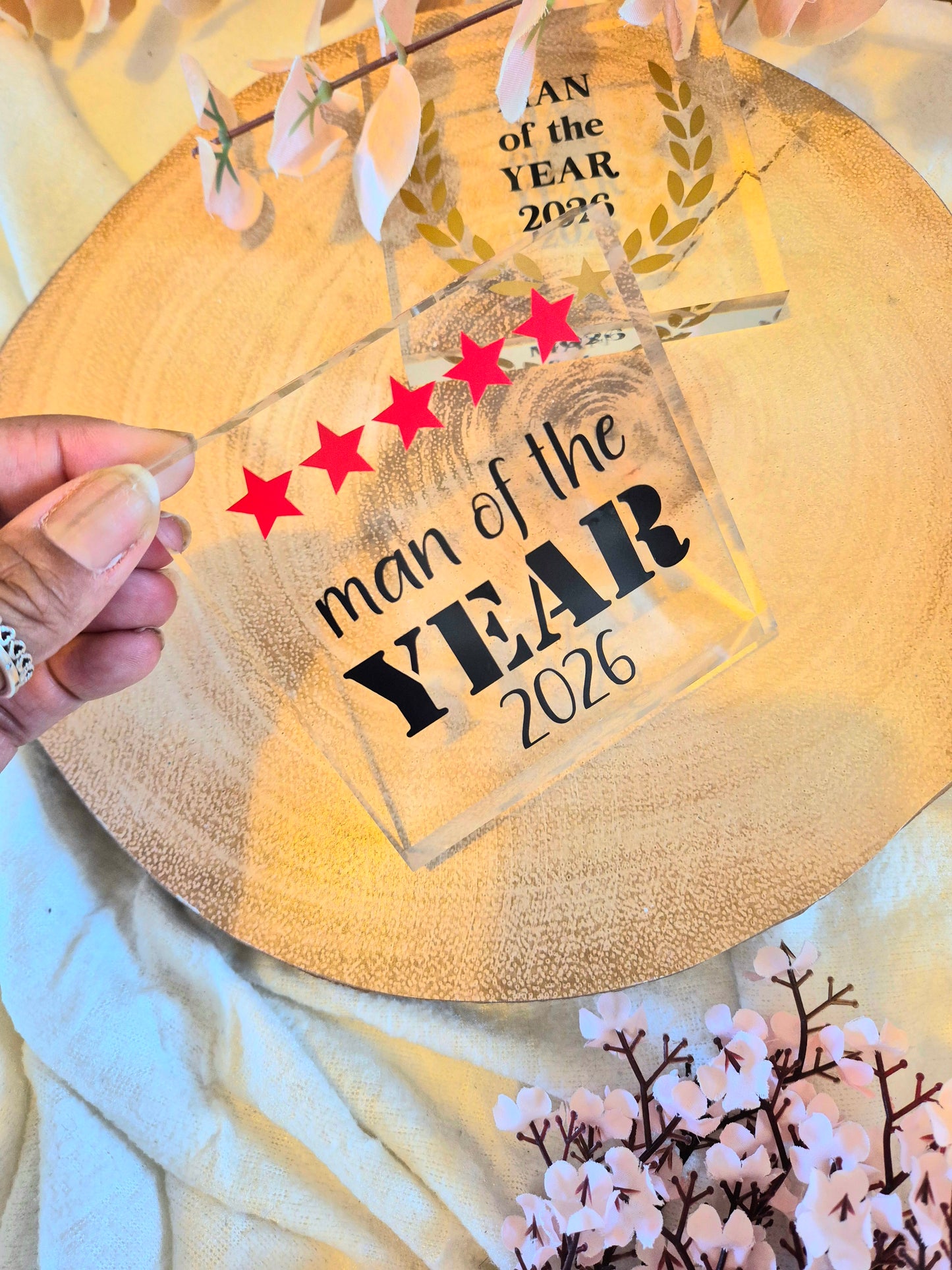 Competition Acrylic Awards - Man Of The Year