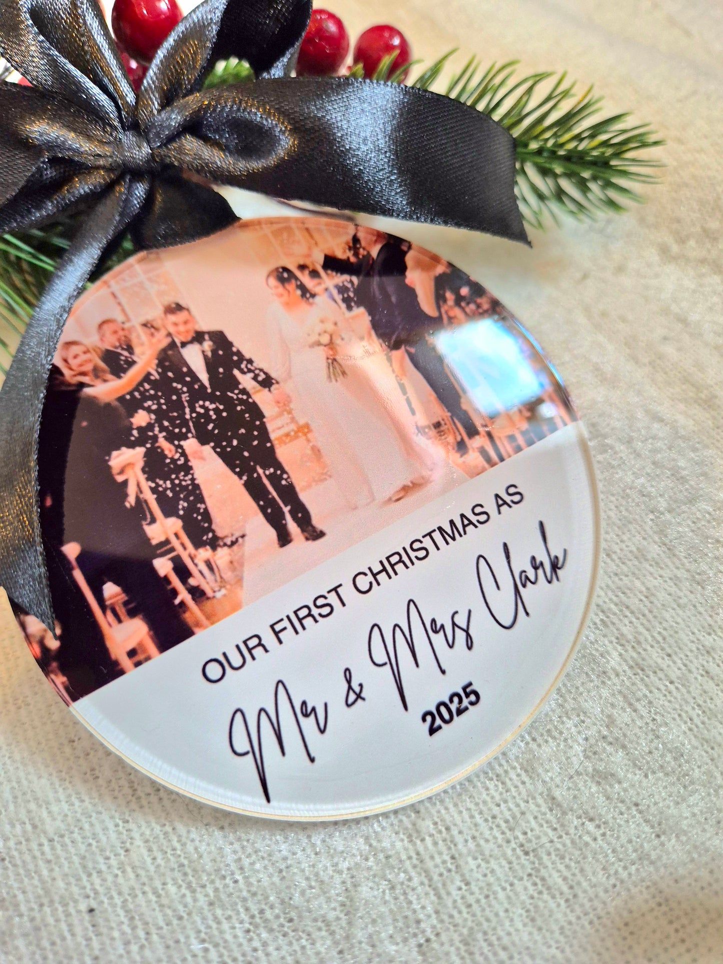 Personalised Photo Christmas Decoration