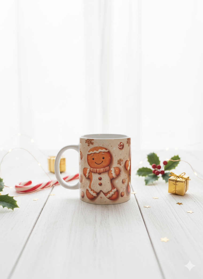 Gingerbread Man Mug
