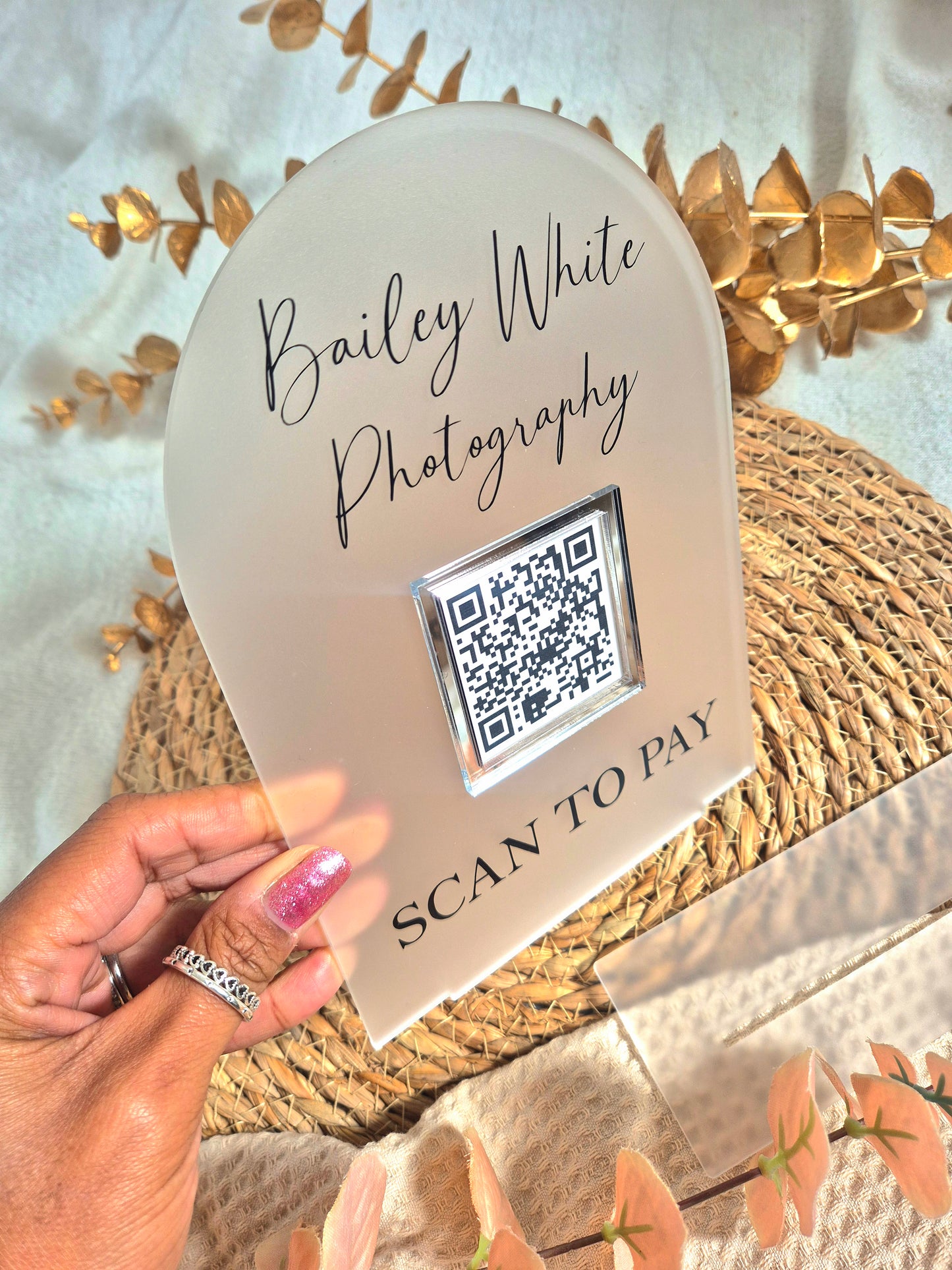 Scan To Pay QR Code Sign