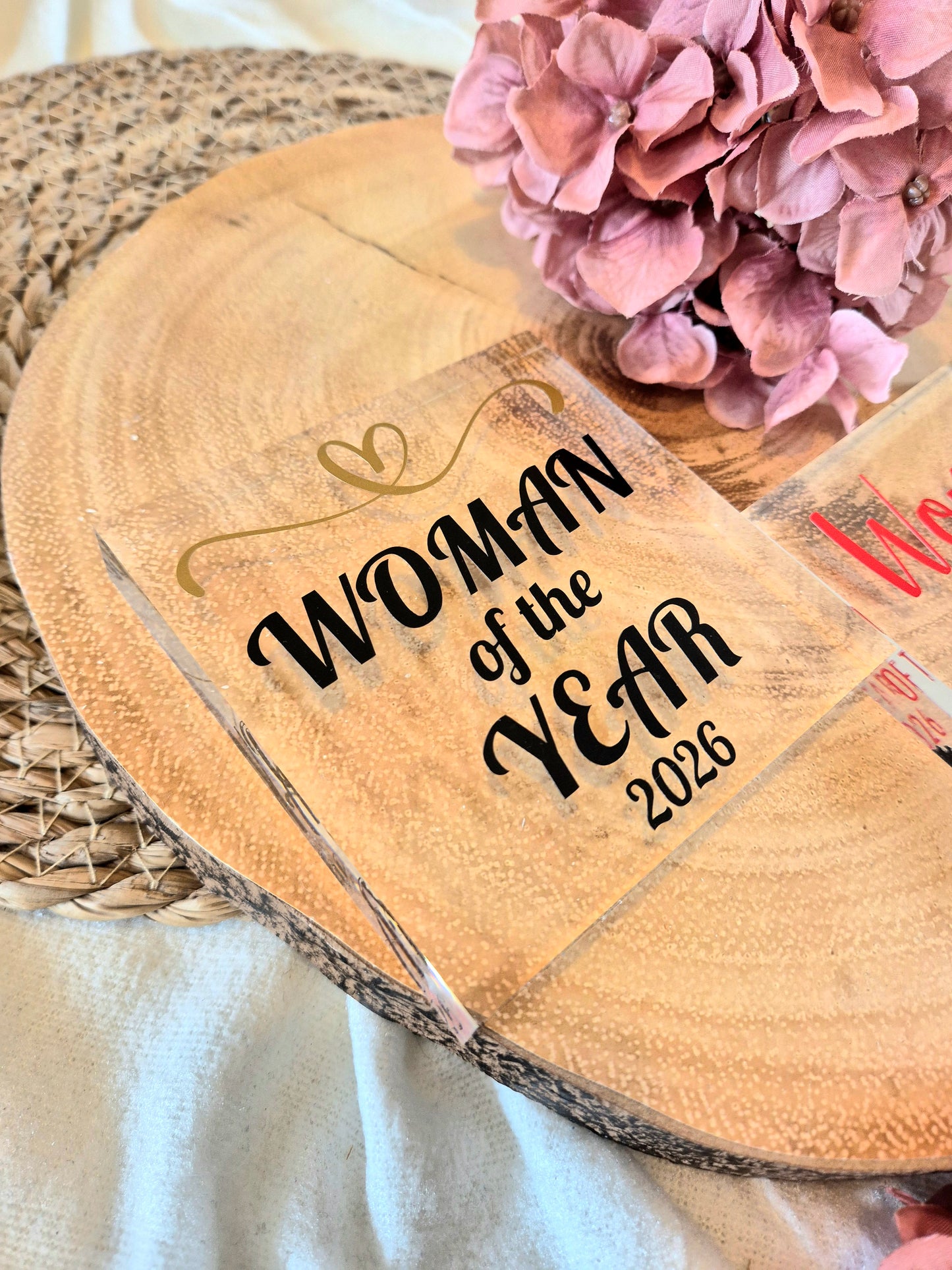 Acrylic Awards - Woman Of The Year