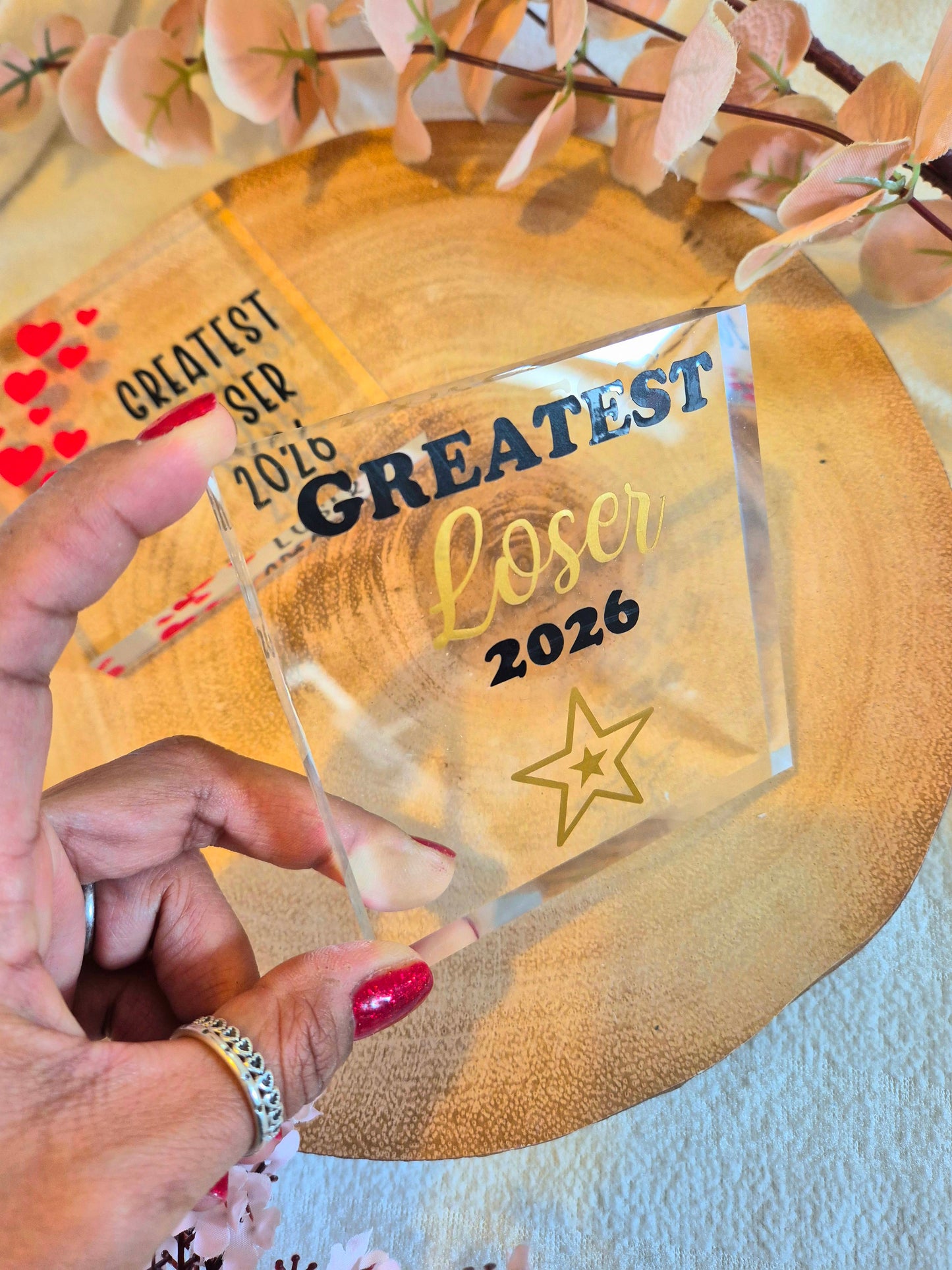 Slimming Competition Acrylic Awards