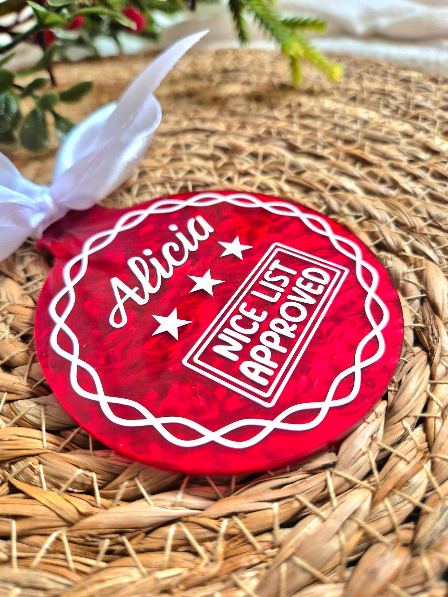 Nice List Approved Bauble