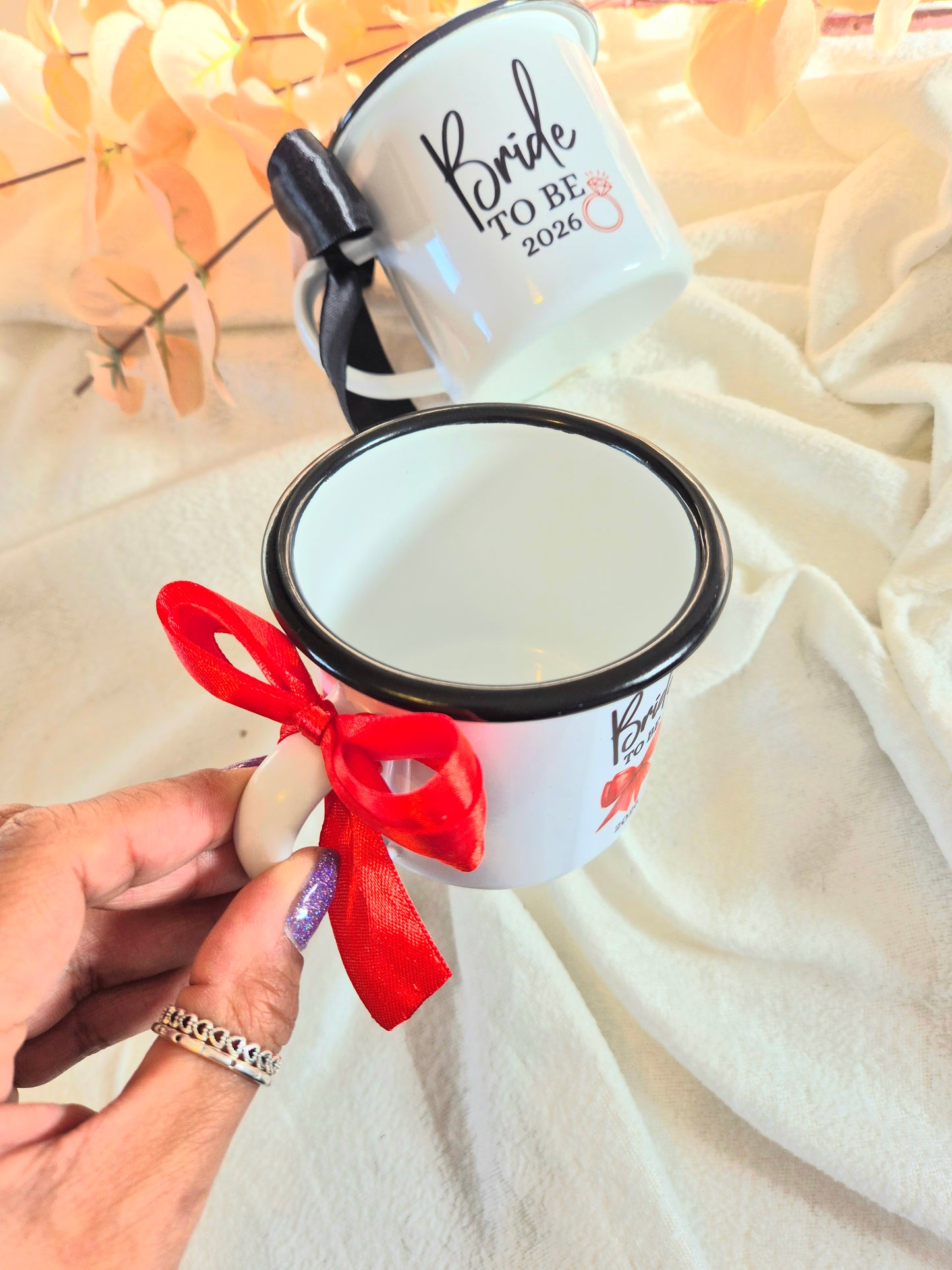 Bride To Be Enamel Mug