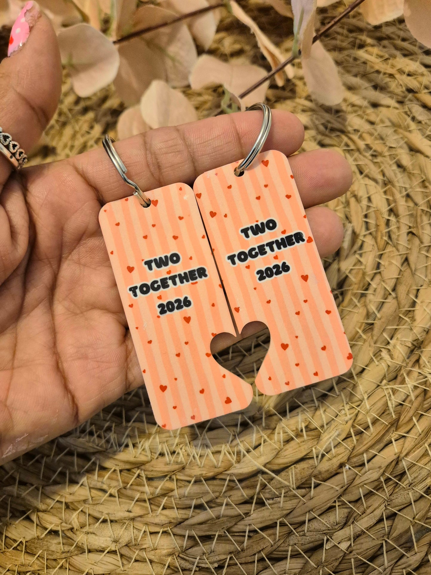 Competition Gifts - Heart Fob Keyrings