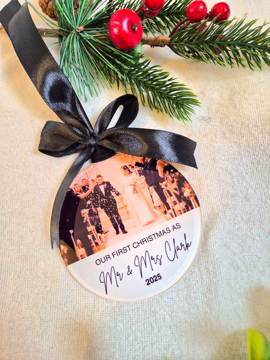 Personalised Photo Christmas Decoration