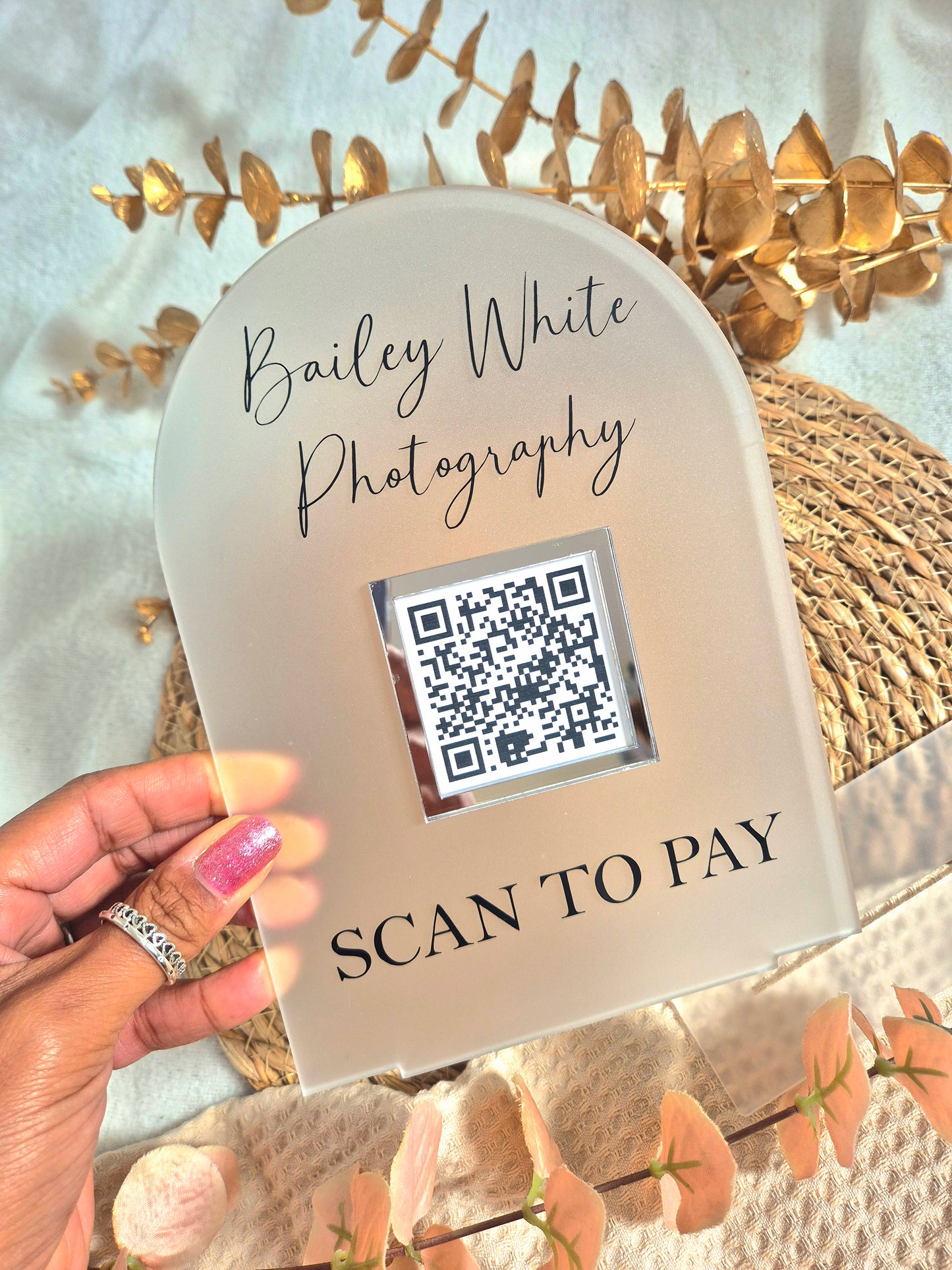 Scan To Pay QR Code Sign