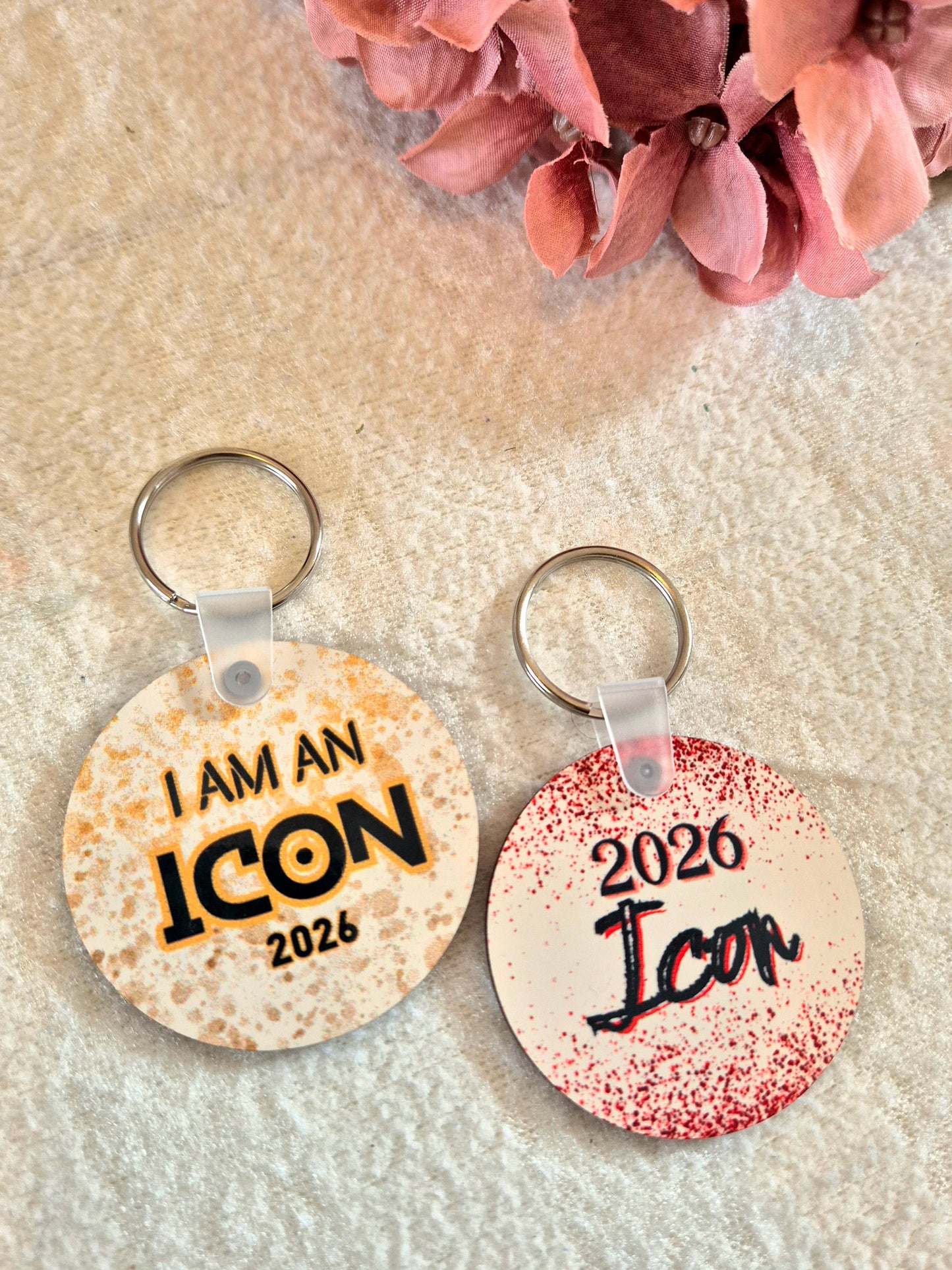 Wooden Keyrings - Icon 2026