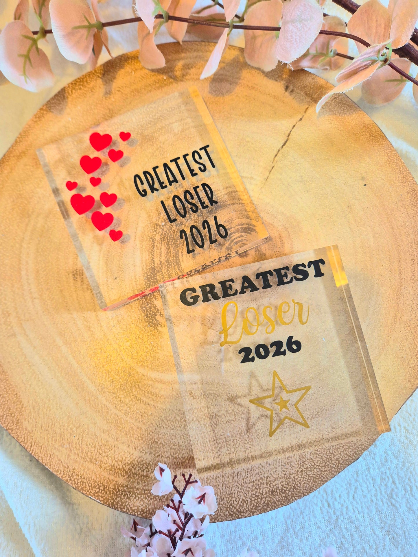 Slimming Competition Acrylic Awards