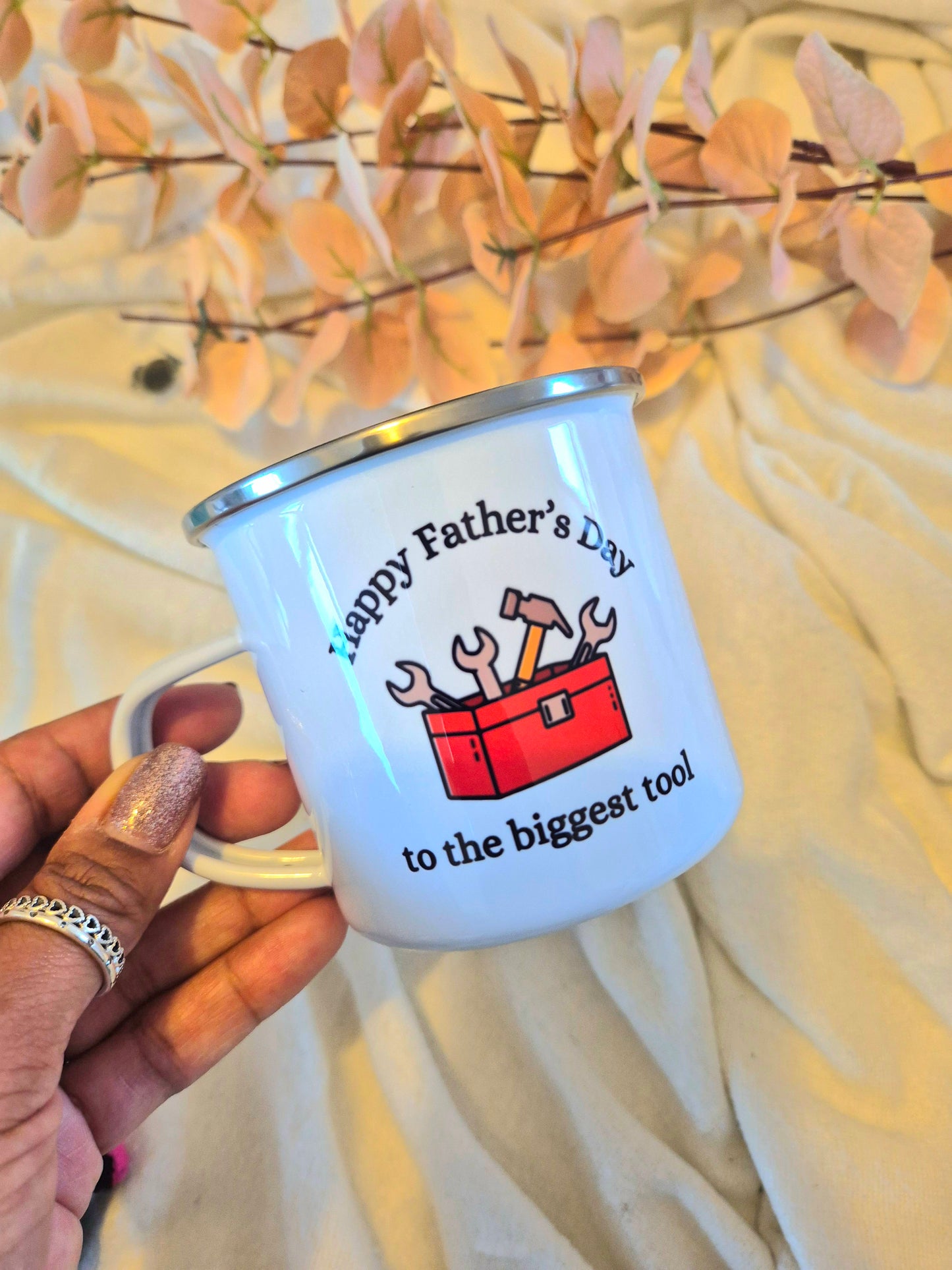 Father's Day Enamel Mug