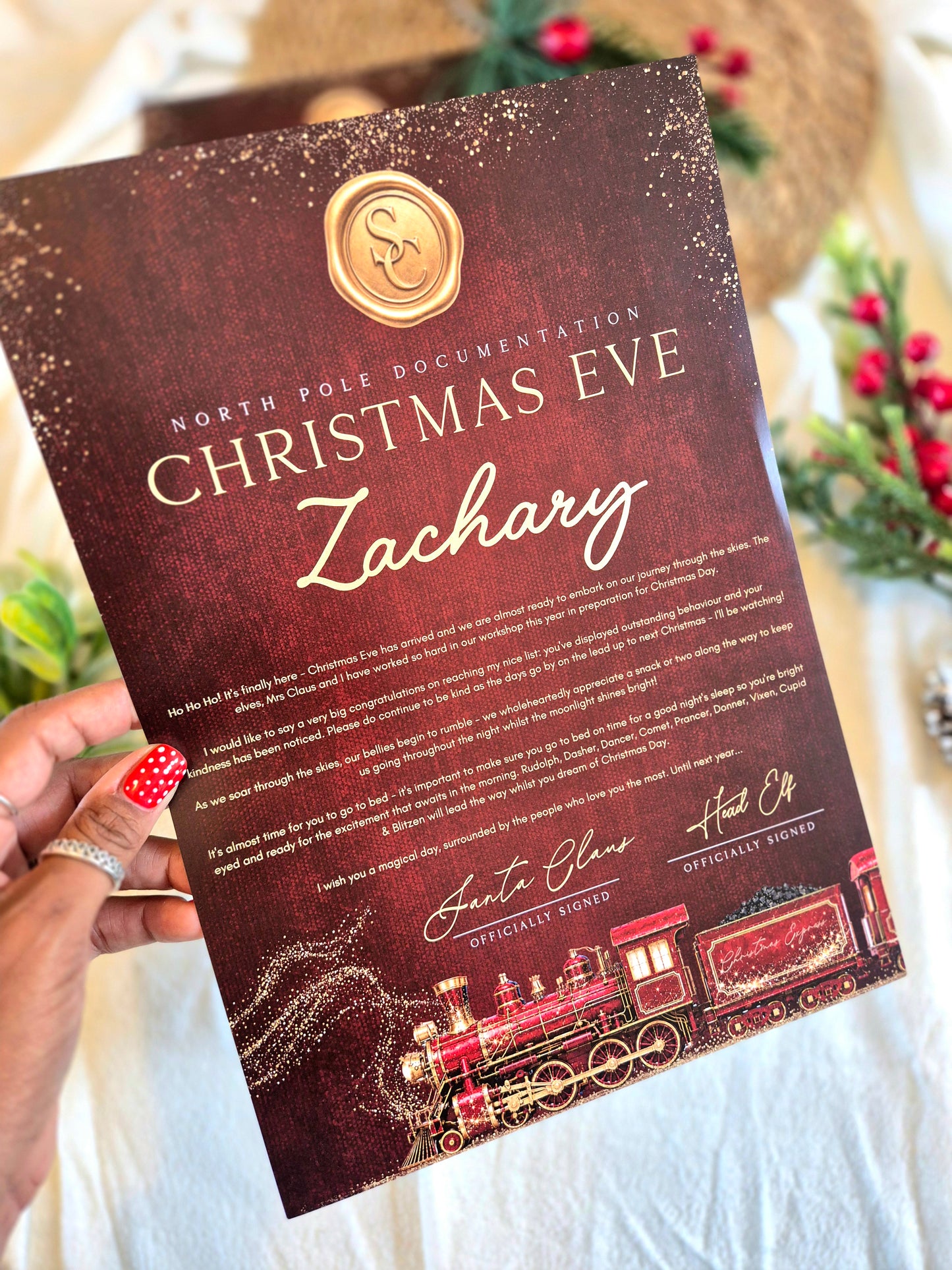 Personalised Letter From Santa