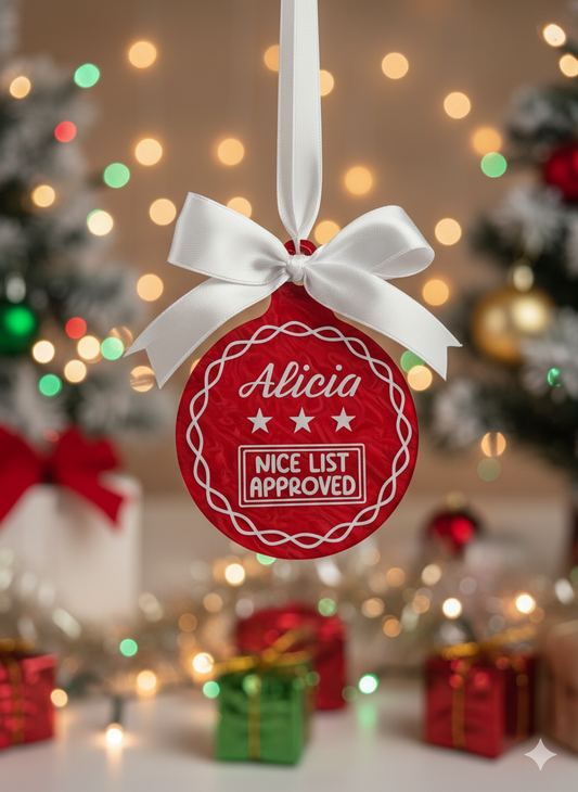 Nice List Approved Bauble