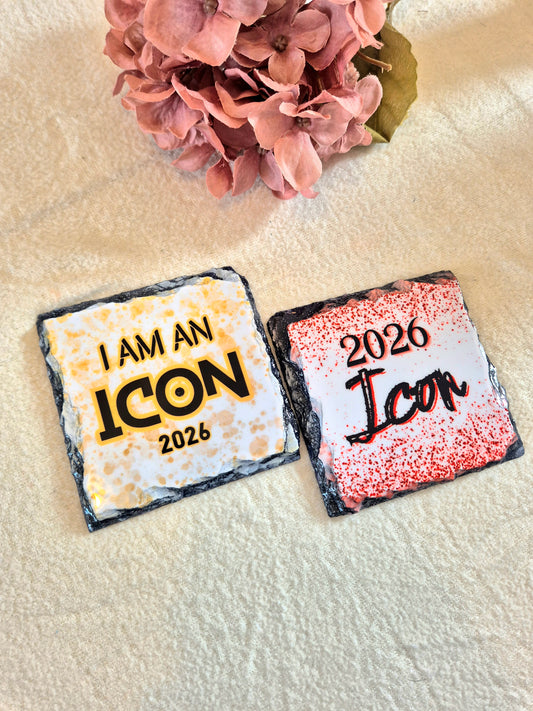 Icon 2026 coasters