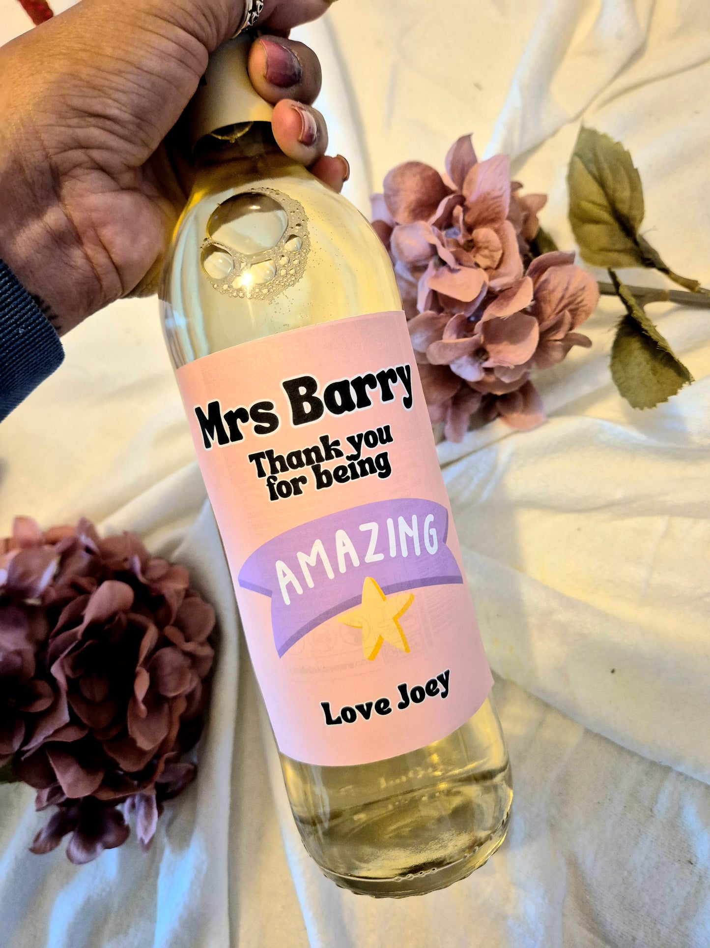 Wine Bottle Labels - Teachers