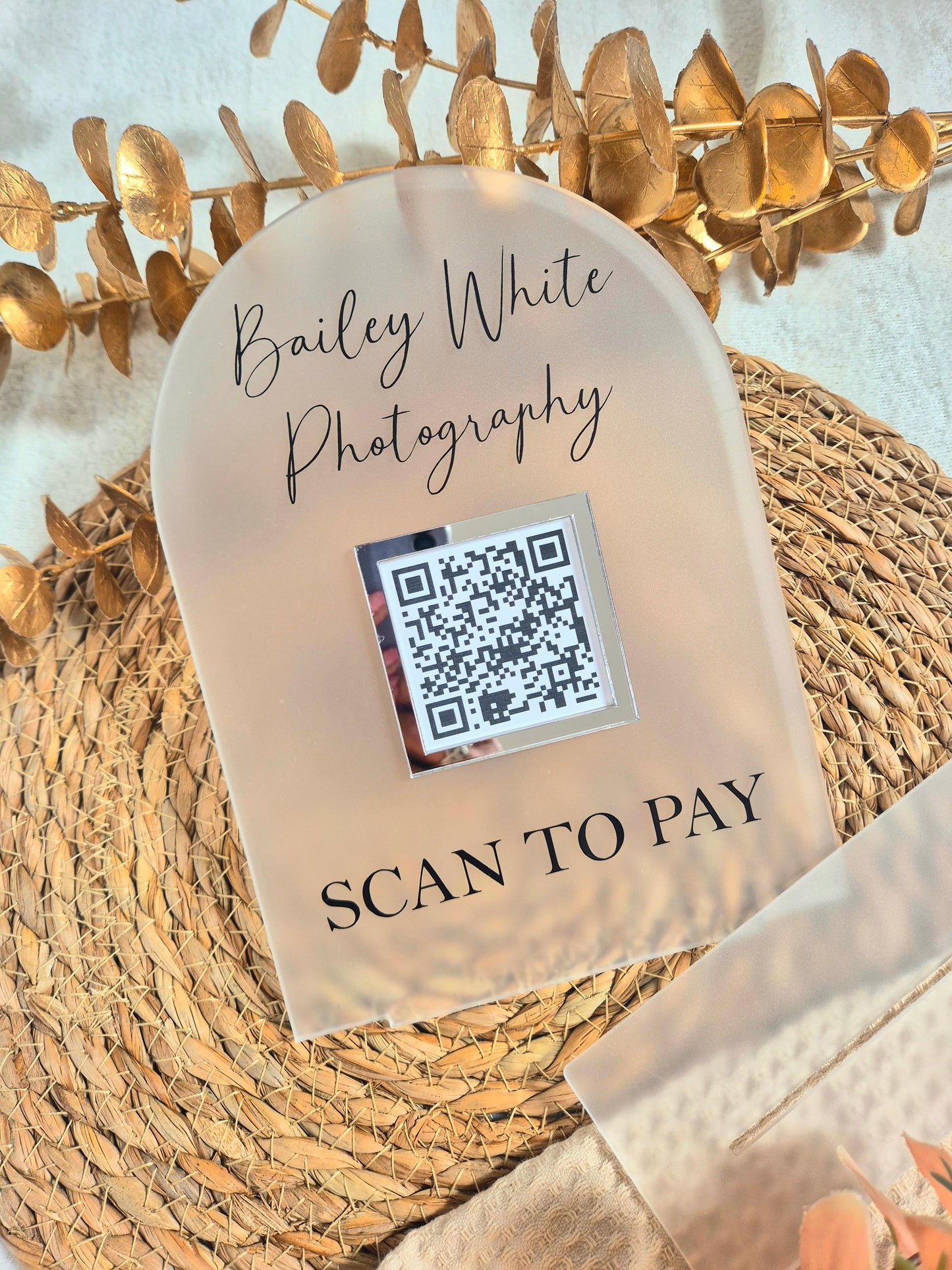 Scan To Pay QR Code Sign