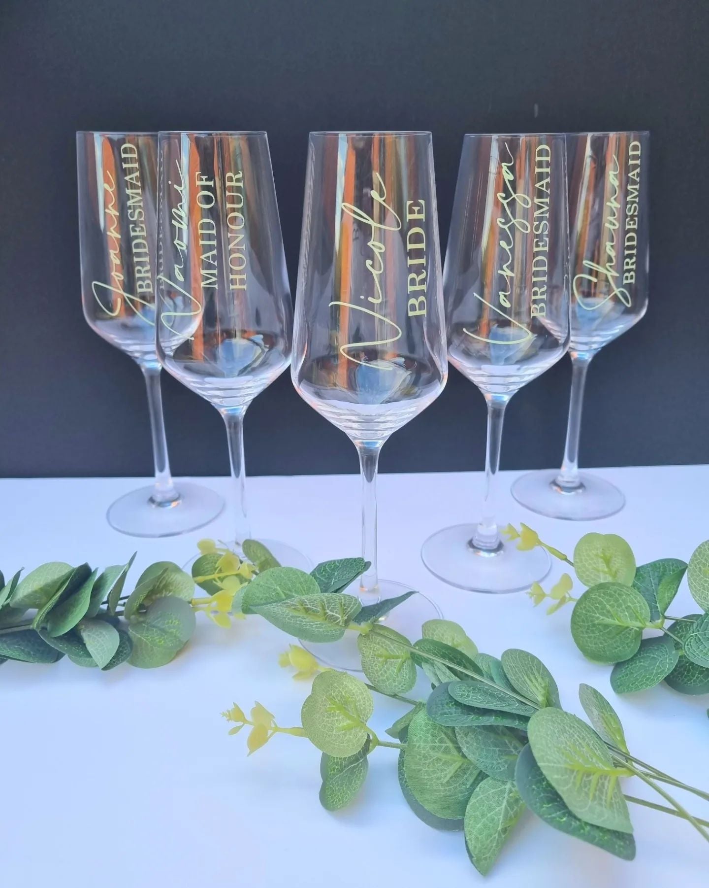 Personalised Champagne Flutes