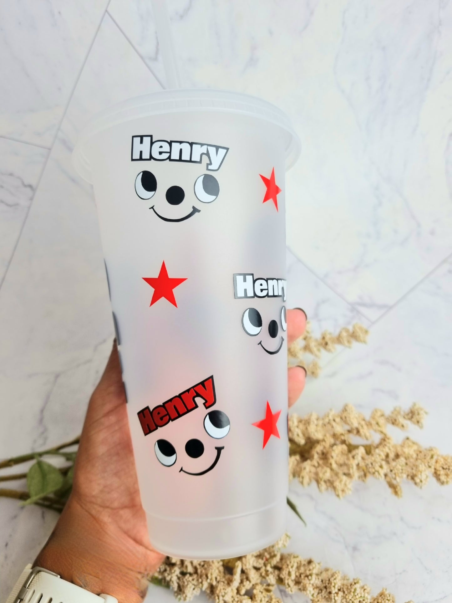 Henry Hoover Personalised Cold Cup