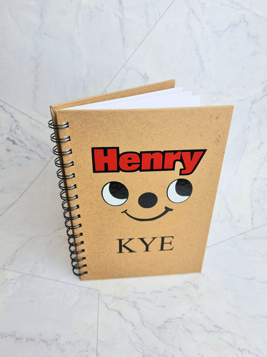 Henry Hoover Personalised Notebook