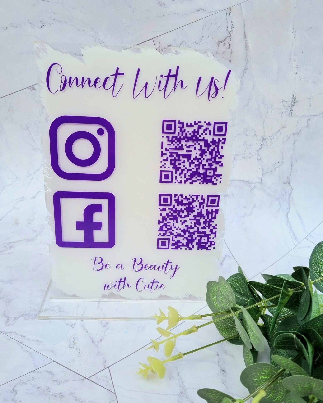 Social Media QR Signs