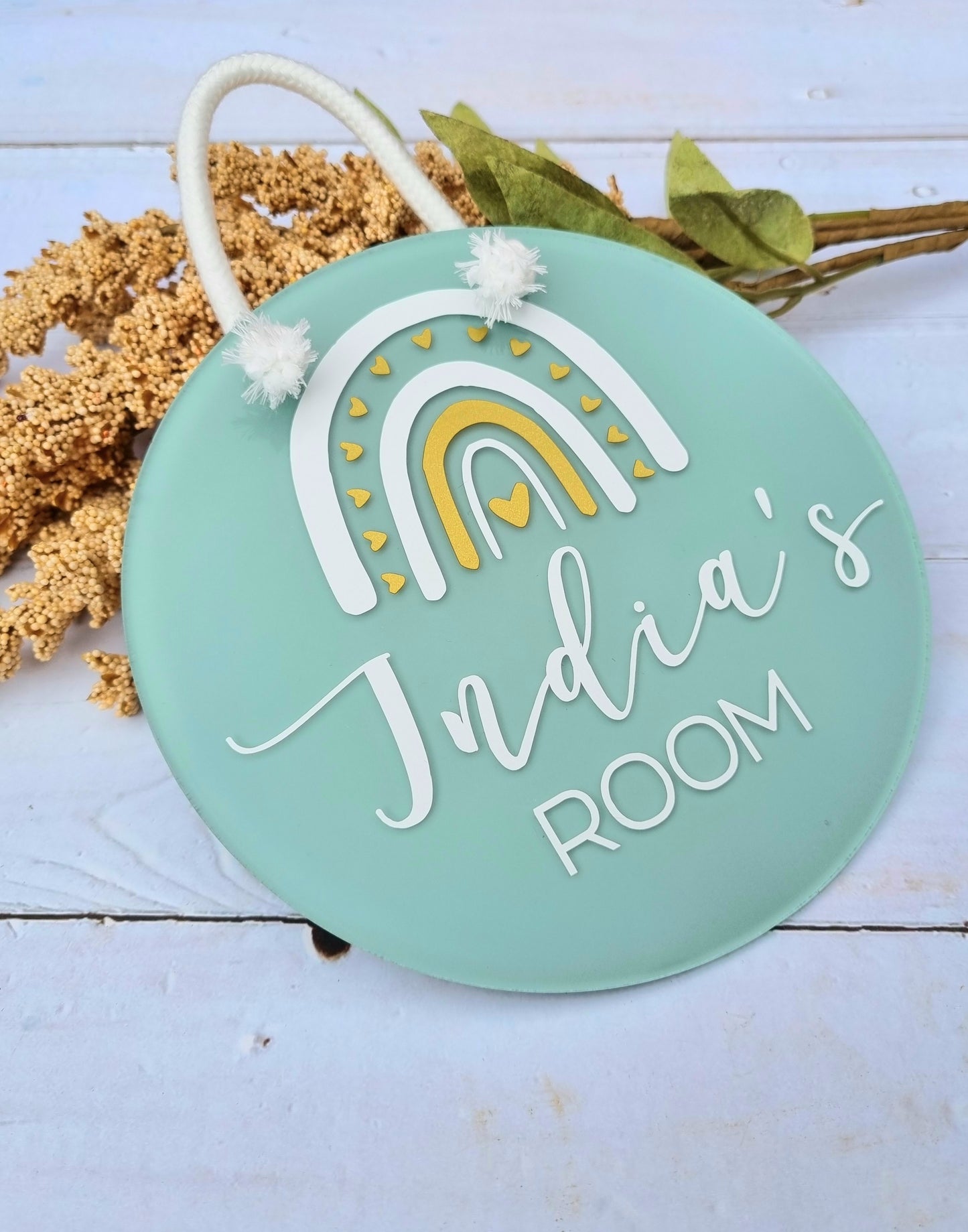 Personalised Bedroom Door Sign