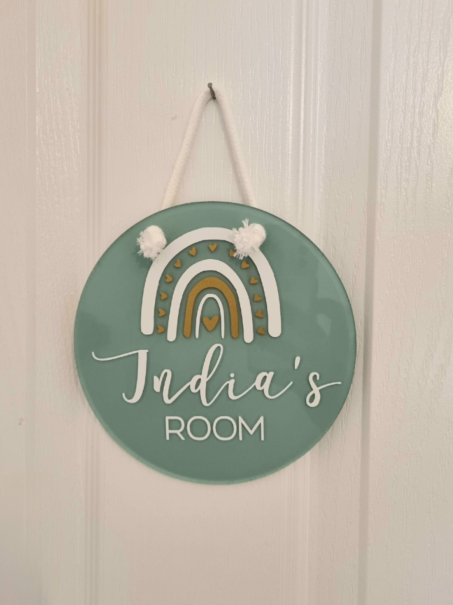 Personalised Bedroom Door Sign