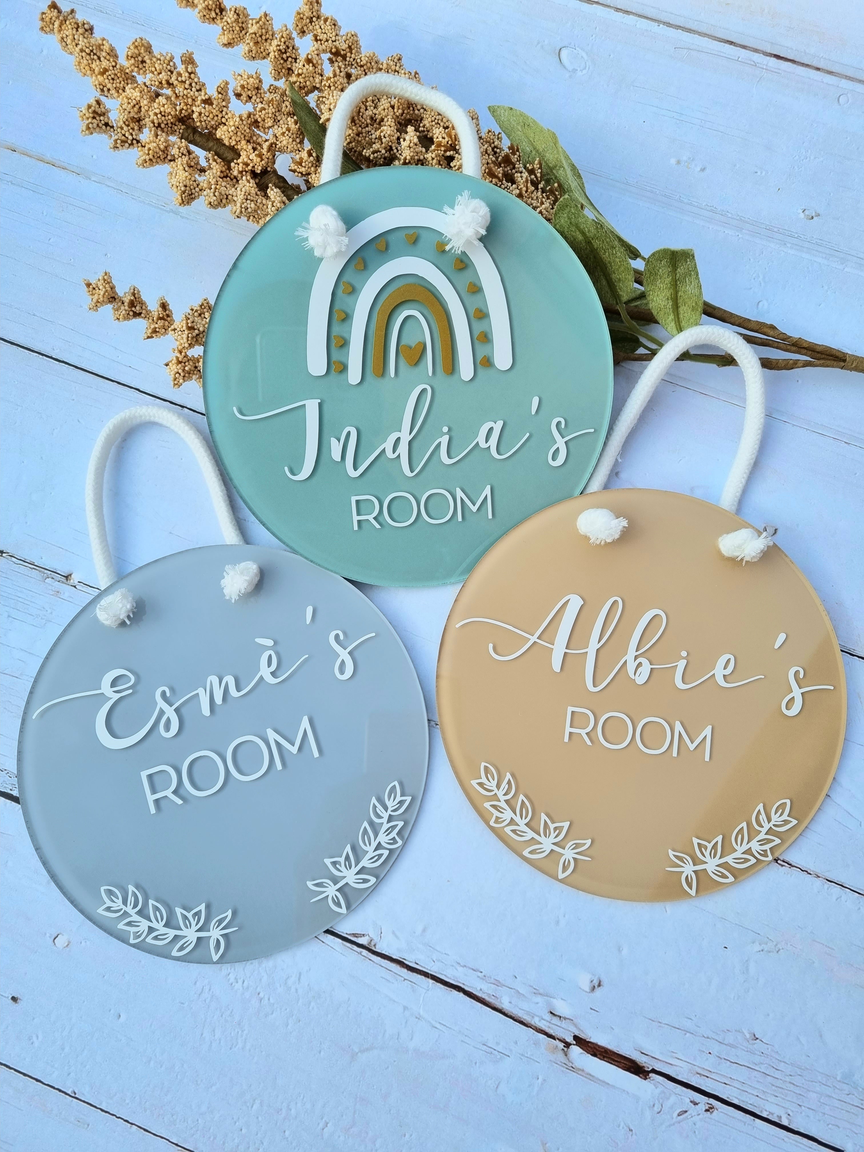 Fancy Room Sign Personalised Bedroom Door Sign – Lux & Co.